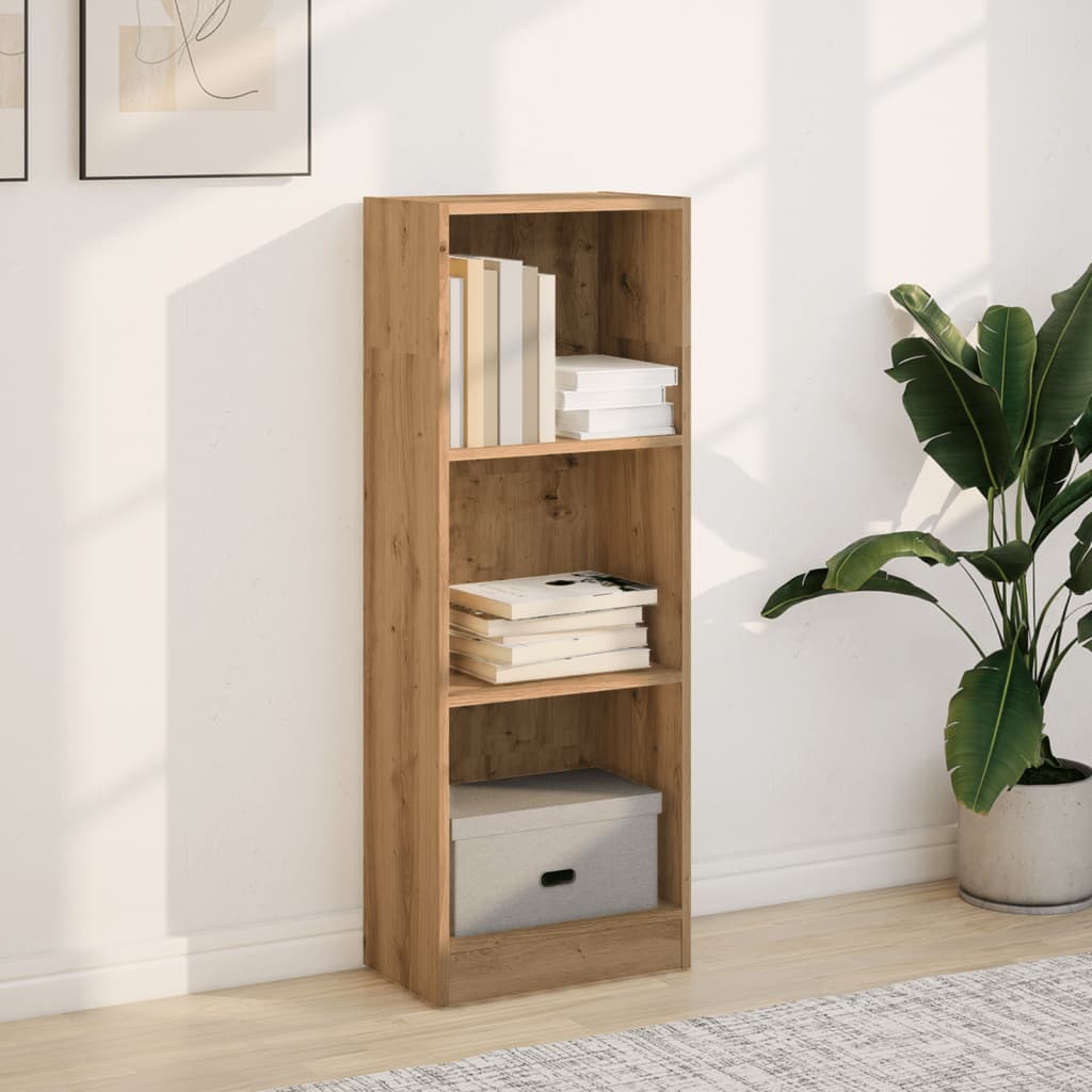 Bookshelf Artisan Oak 40x24x109 cm Wood Material