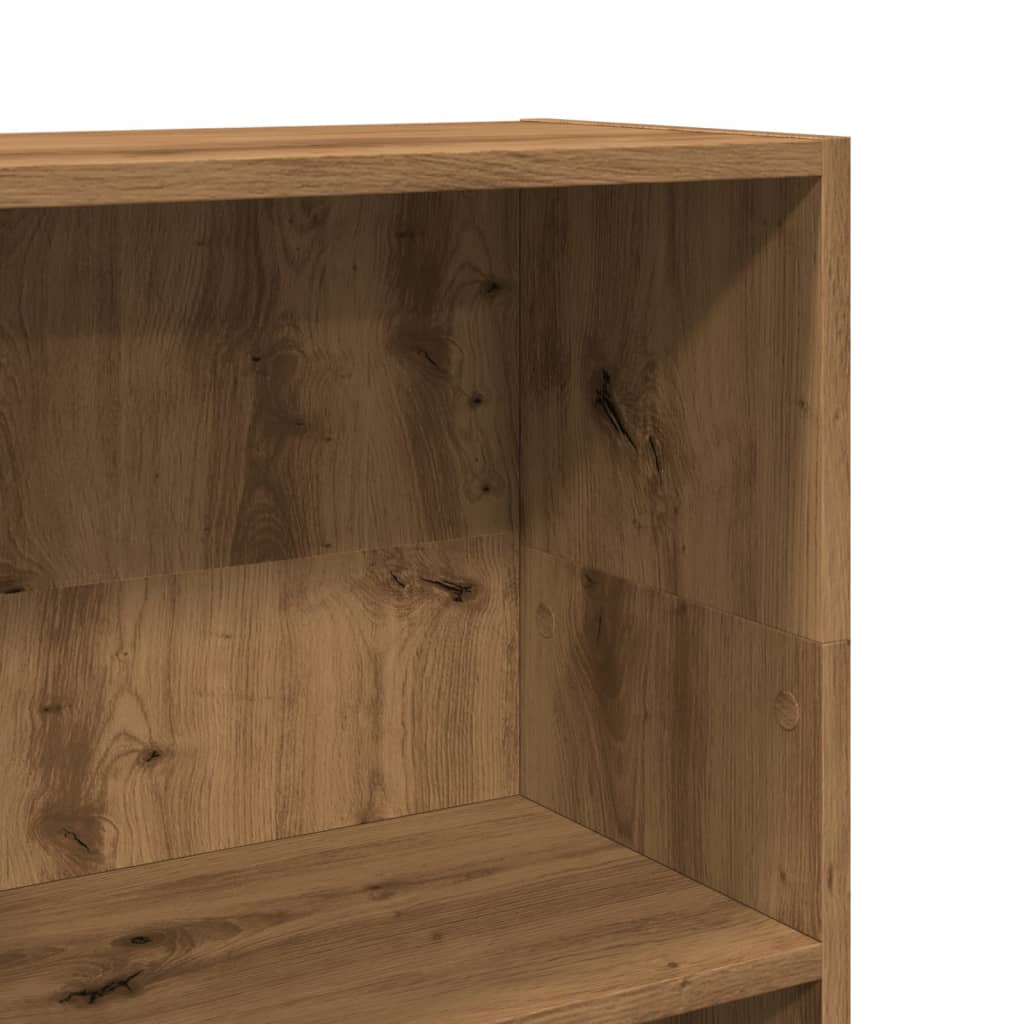 Bookshelf Artisan Oak 40x24x109 cm Wood Material