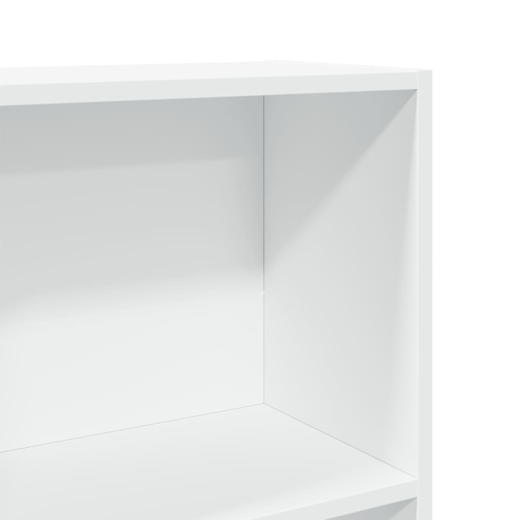 Bookshelf White 40x24x143 cm Wood Material