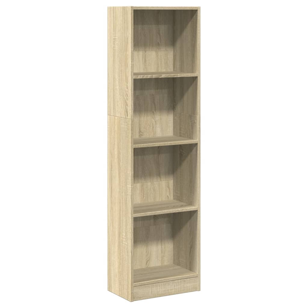 Bookshelf Sonoma Oak 40x24x143 cm Wood Material