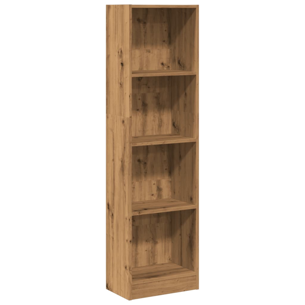 Bookshelf Artisan Oak 40x24x143 cm Wood Material