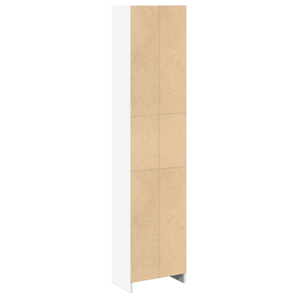 Bookshelf White 40x24x176 cm Wood Material