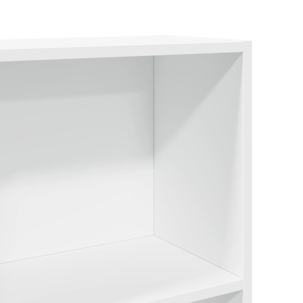 Bookshelf White 40x24x176 cm Wood Material