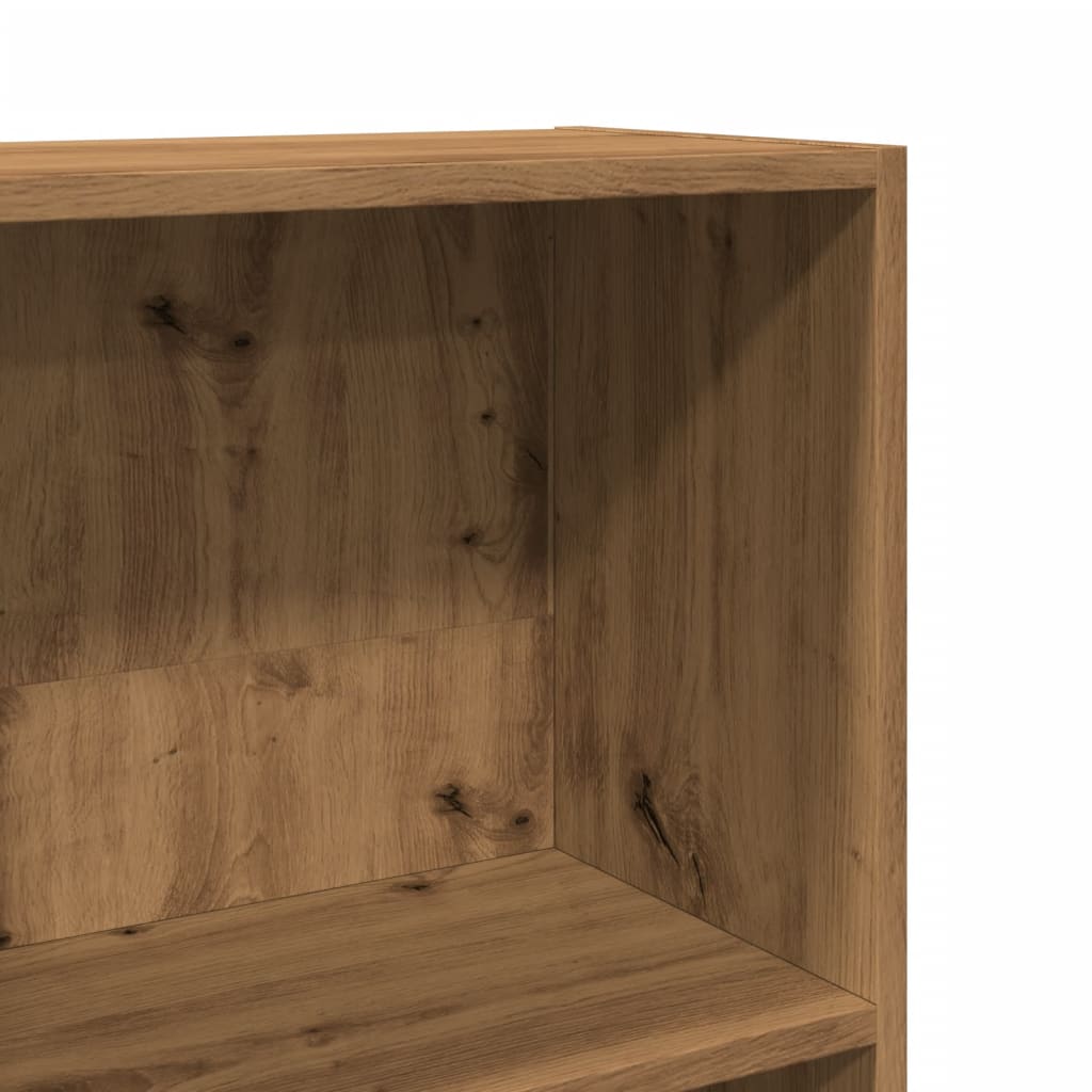 Bookshelf Artisan Oak 40x24x176 cm Wood Material