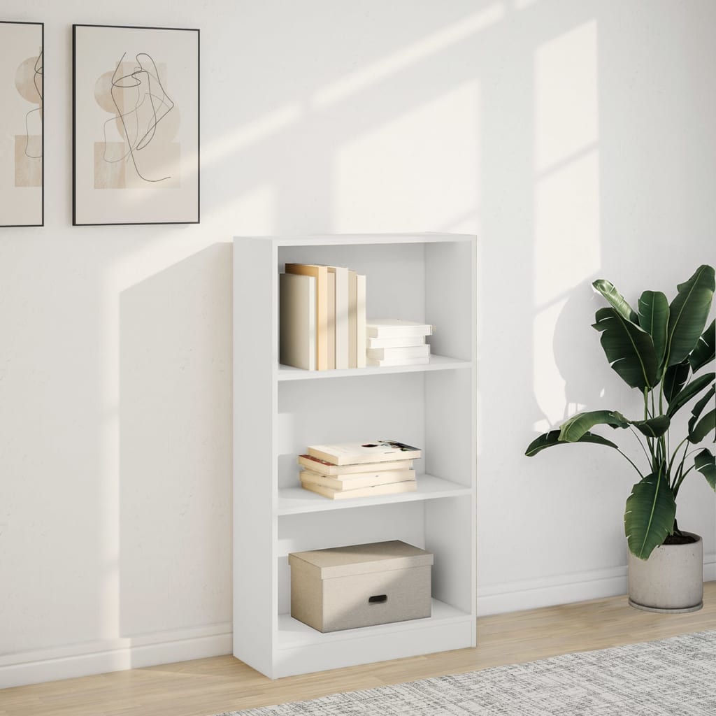 Bookshelf White 60x24x109 cm Wood Material