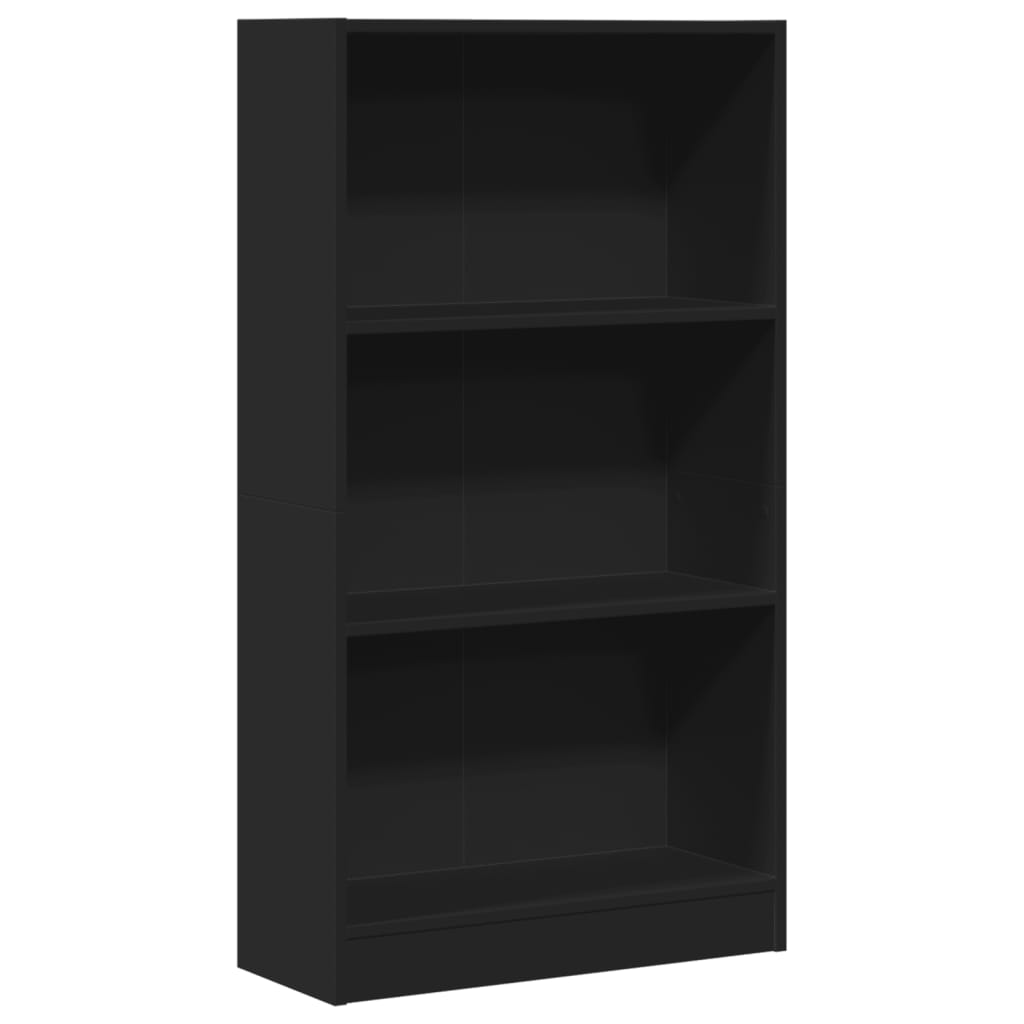 Bookshelf Black 60x24x109 cm Wood Material