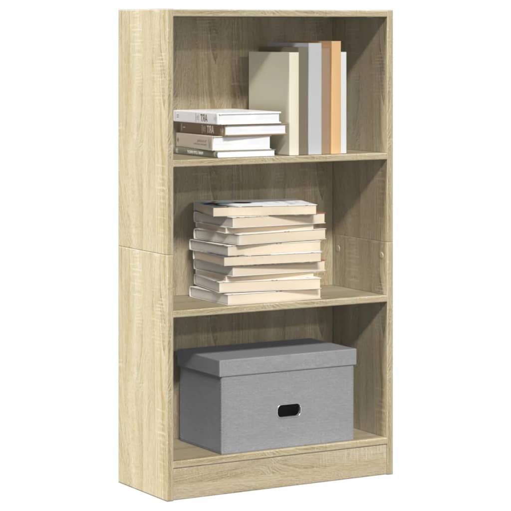 Bookshelf Sonoma Oak 60x24x109 cm Wood Material