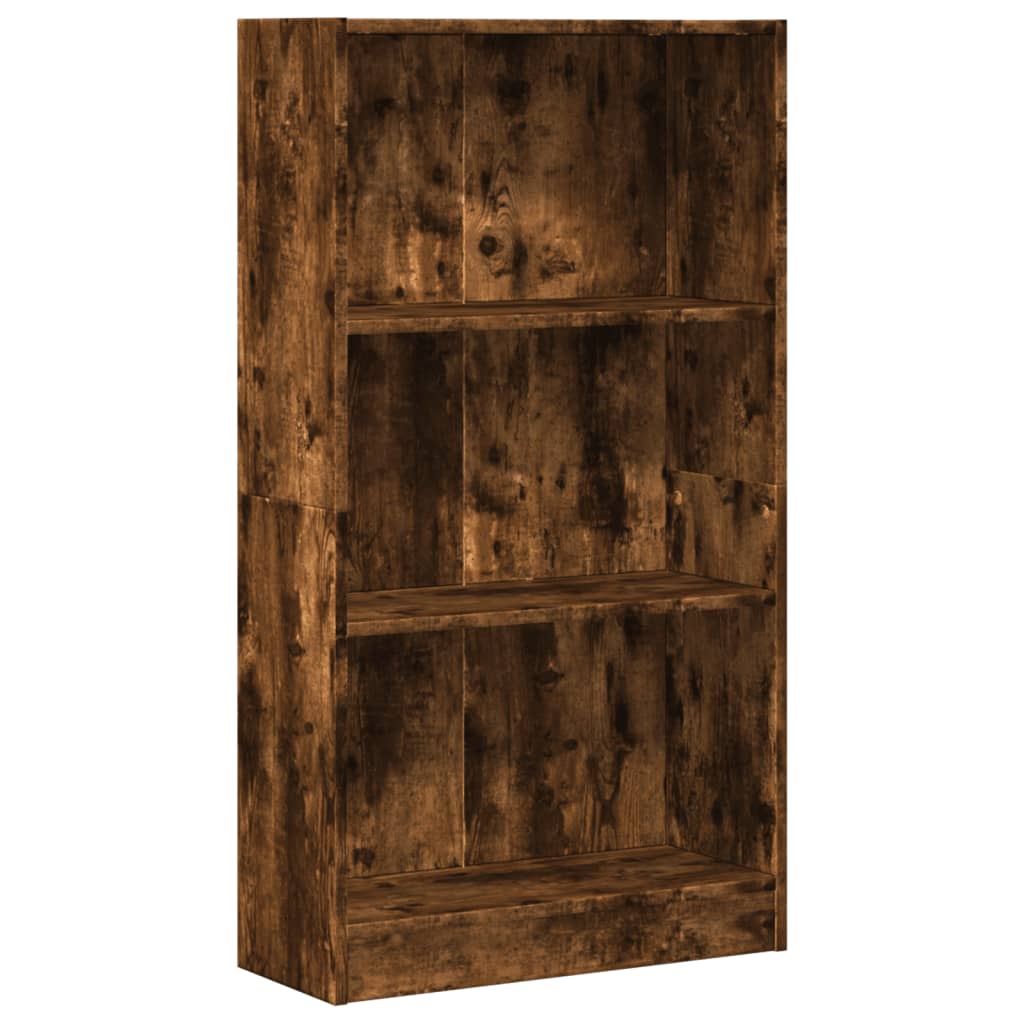 Bookshelf Smoked Oak 60x24x109 cm Wood Material