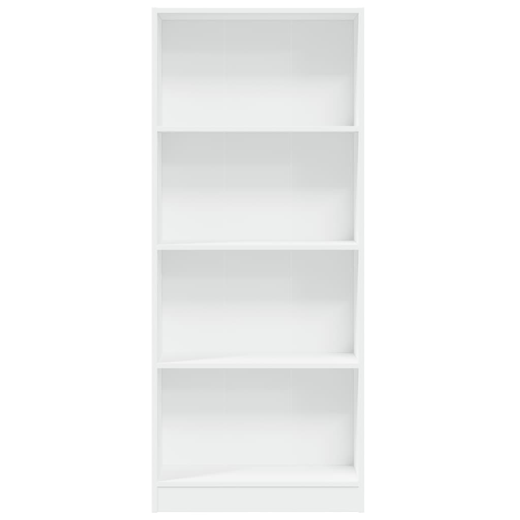 Bookshelf White 60x24x143 cm Wood Material