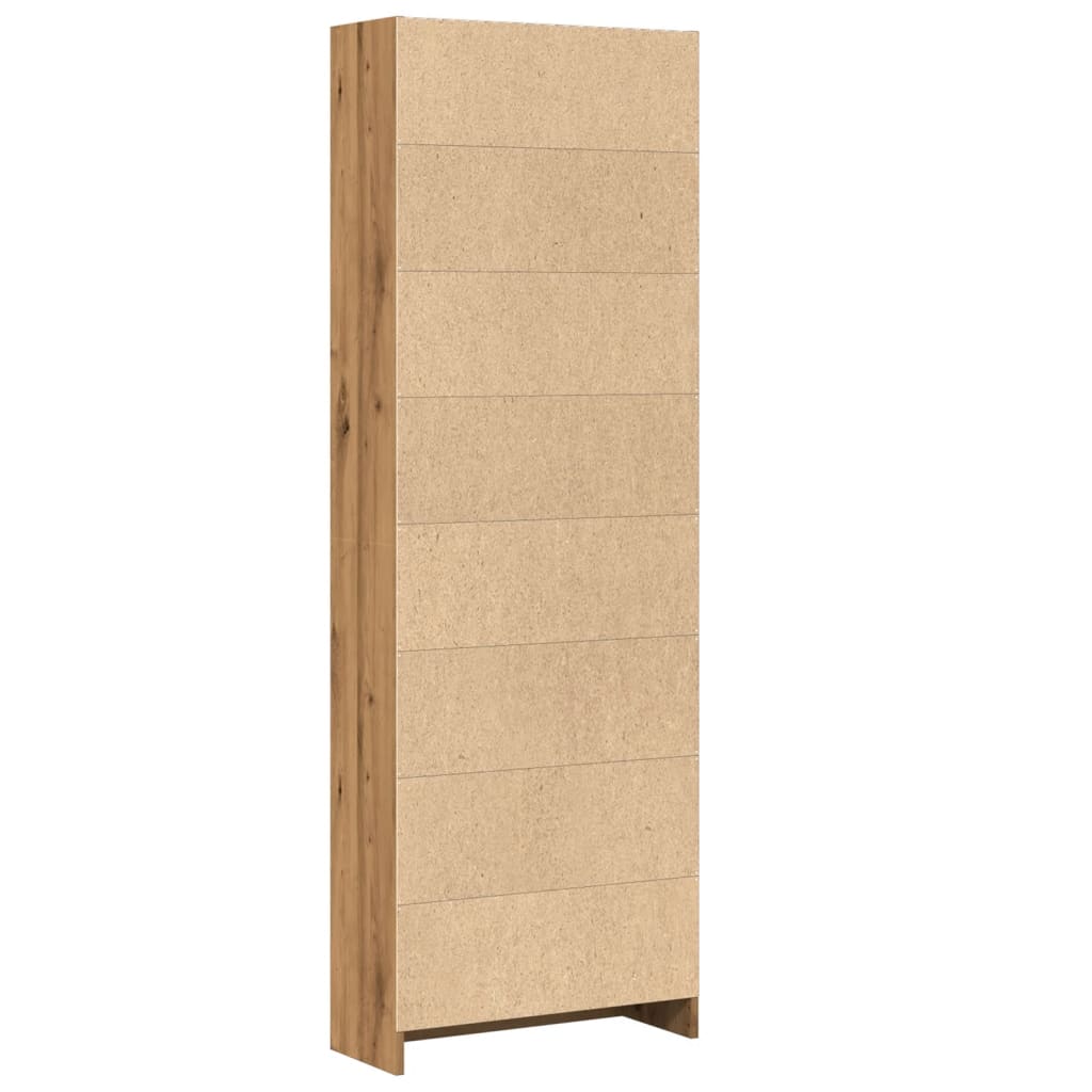 Bücherregal Artisan-Eiche 60x24x176 cm Holzwerkstoff