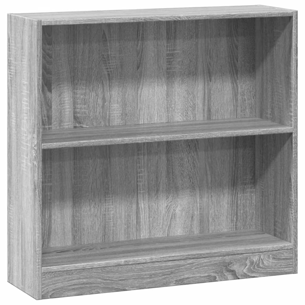 Bookshelf Gray Sonoma 80x24x76cm Wood Material