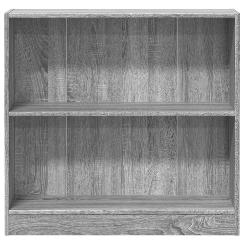 Bookshelf Gray Sonoma 80x24x76cm Wood Material