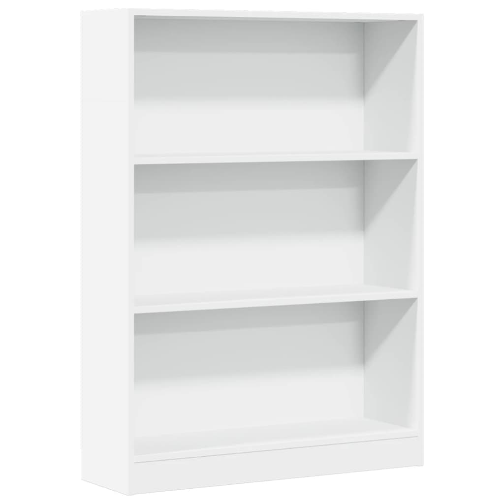 Bookshelf White 80x24x109 cm Wood Material