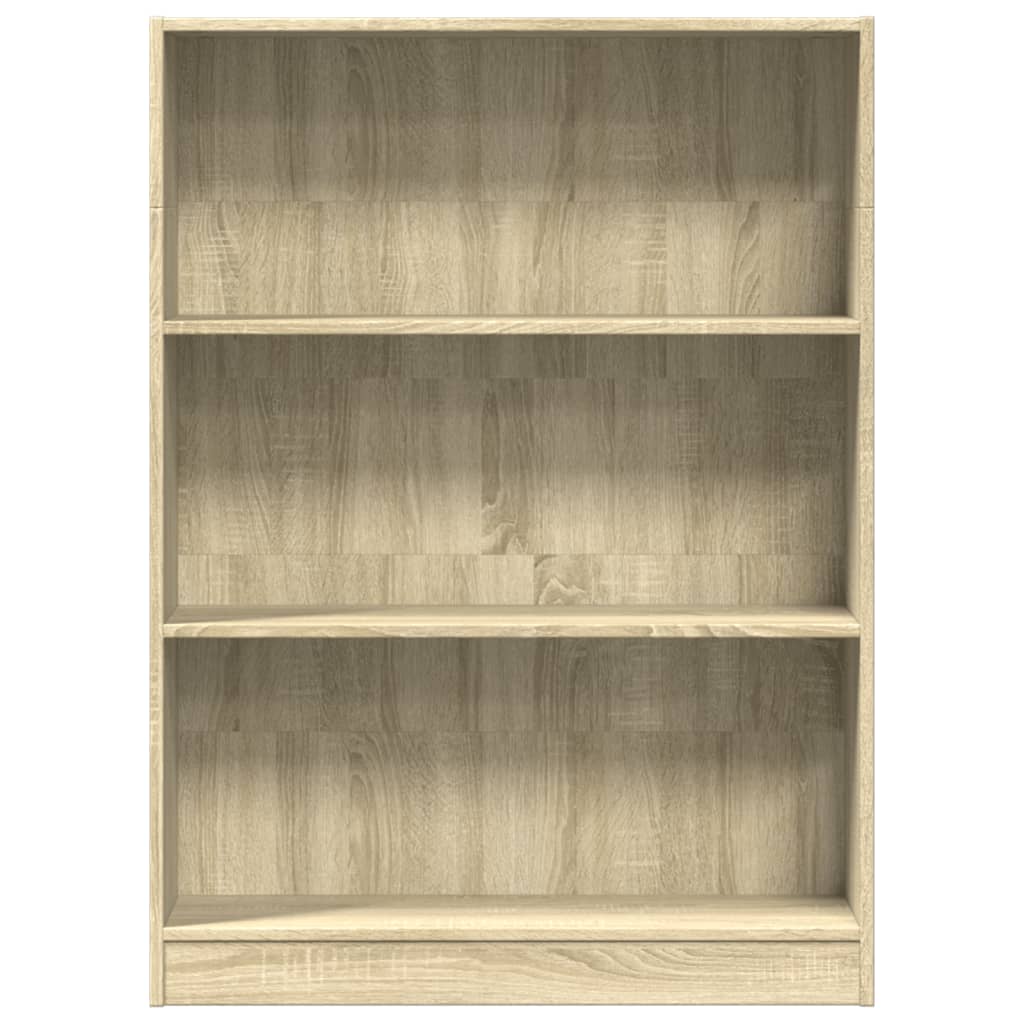 Bookshelf Sonoma Oak 80x24x109 cm Wood Material