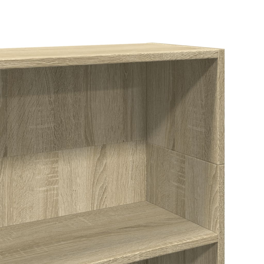 Bookshelf Sonoma Oak 80x24x109 cm Wood Material