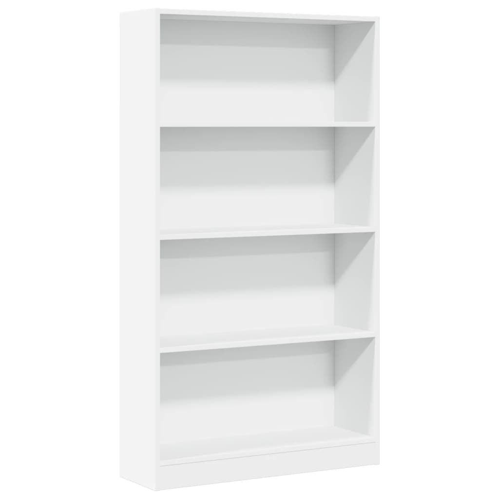 Bookshelf White 80x24x143 cm Wood Material