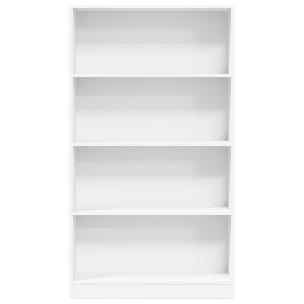 Bookshelf White 80x24x143 cm Wood Material