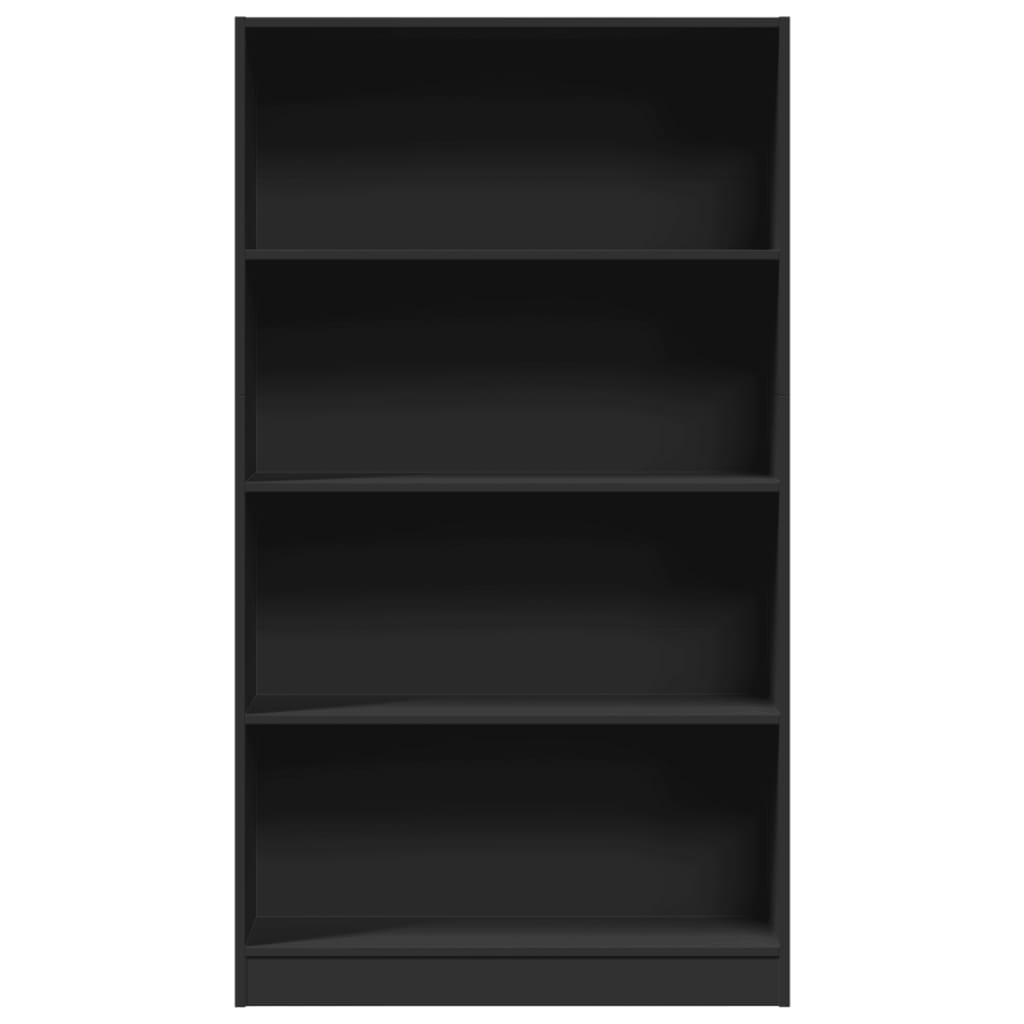 Bookshelf Black 80x24x143 cm Wood Material