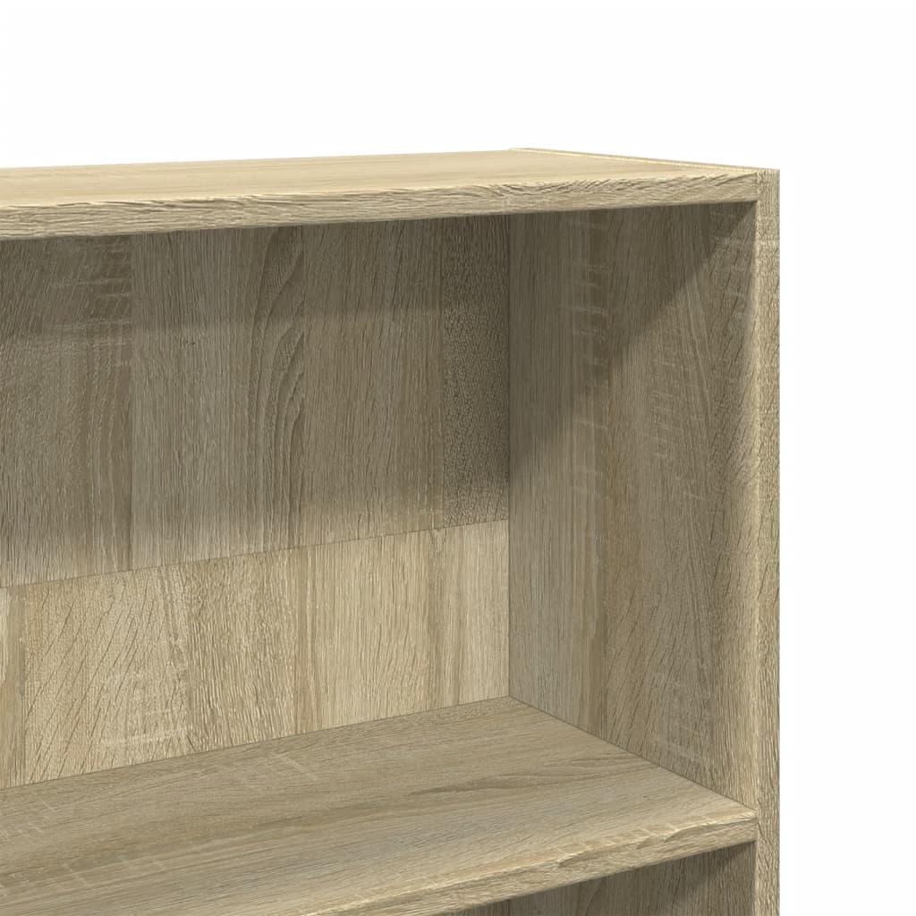 Bookshelf Sonoma Oak 80x24x143 cm Wood Material