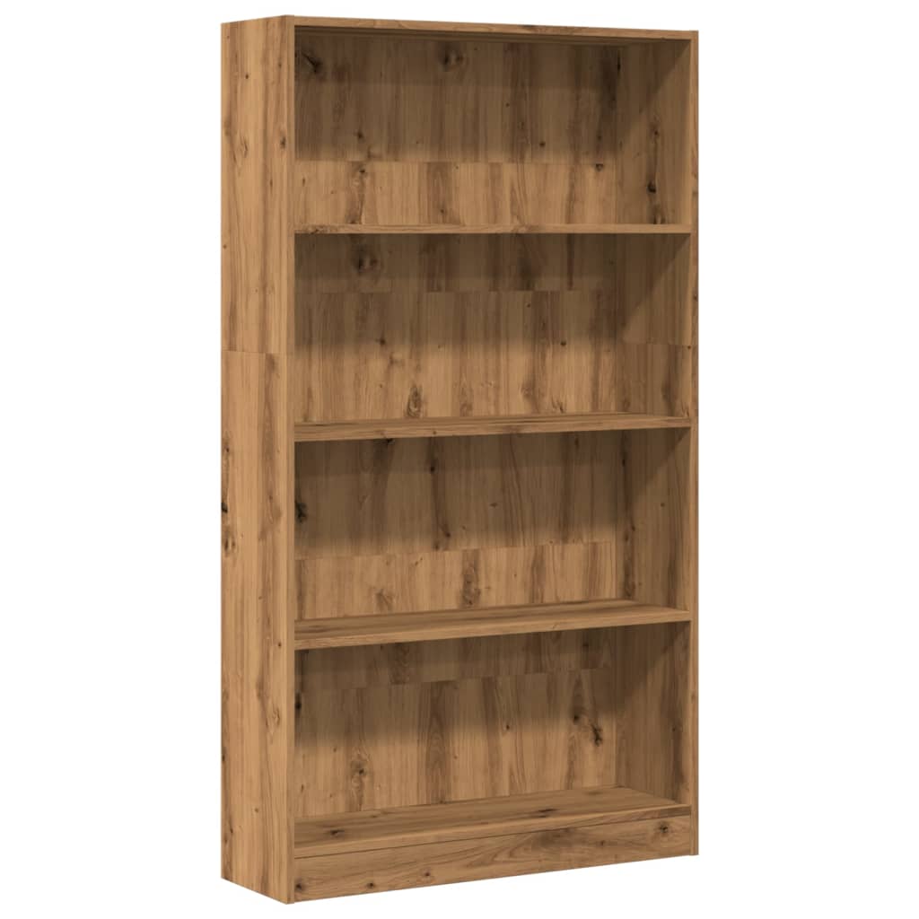 Bookshelf Artisan Oak 80x24x143 cm Wood Material