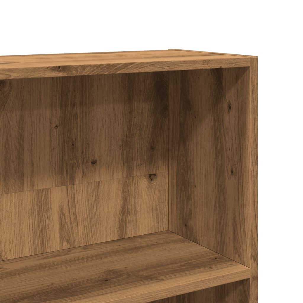 Bookshelf Artisan Oak 80x24x143 cm Wood Material