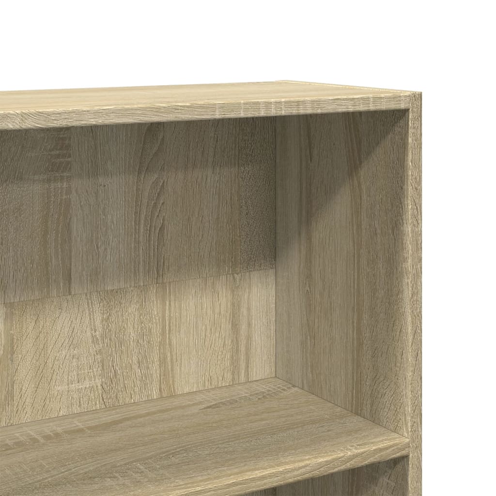 Bookshelf Sonoma Oak 80x24x176 cm Wood Material