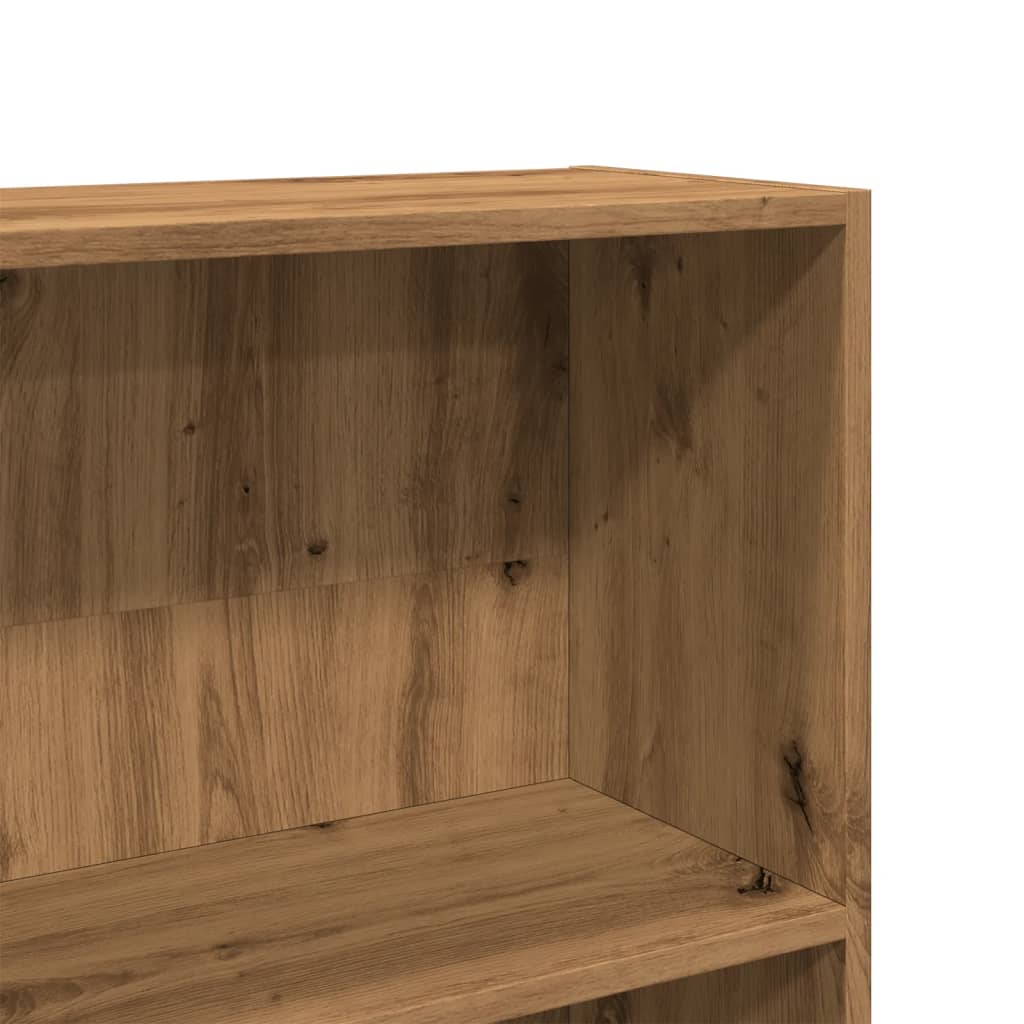 Bookshelf Artisan Oak 80x24x176 cm Wood Material