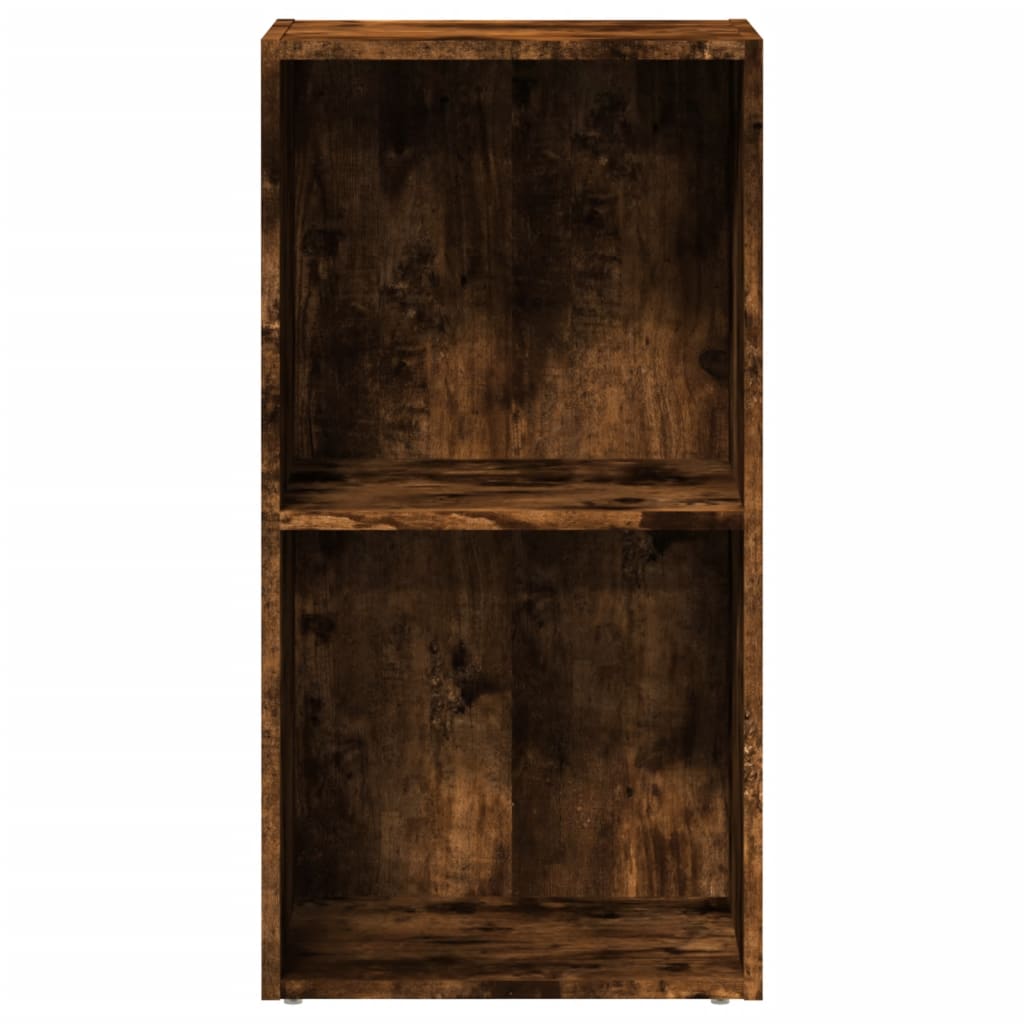 Bookshelf Smoked Oak 40x30x77 cm Wood Material