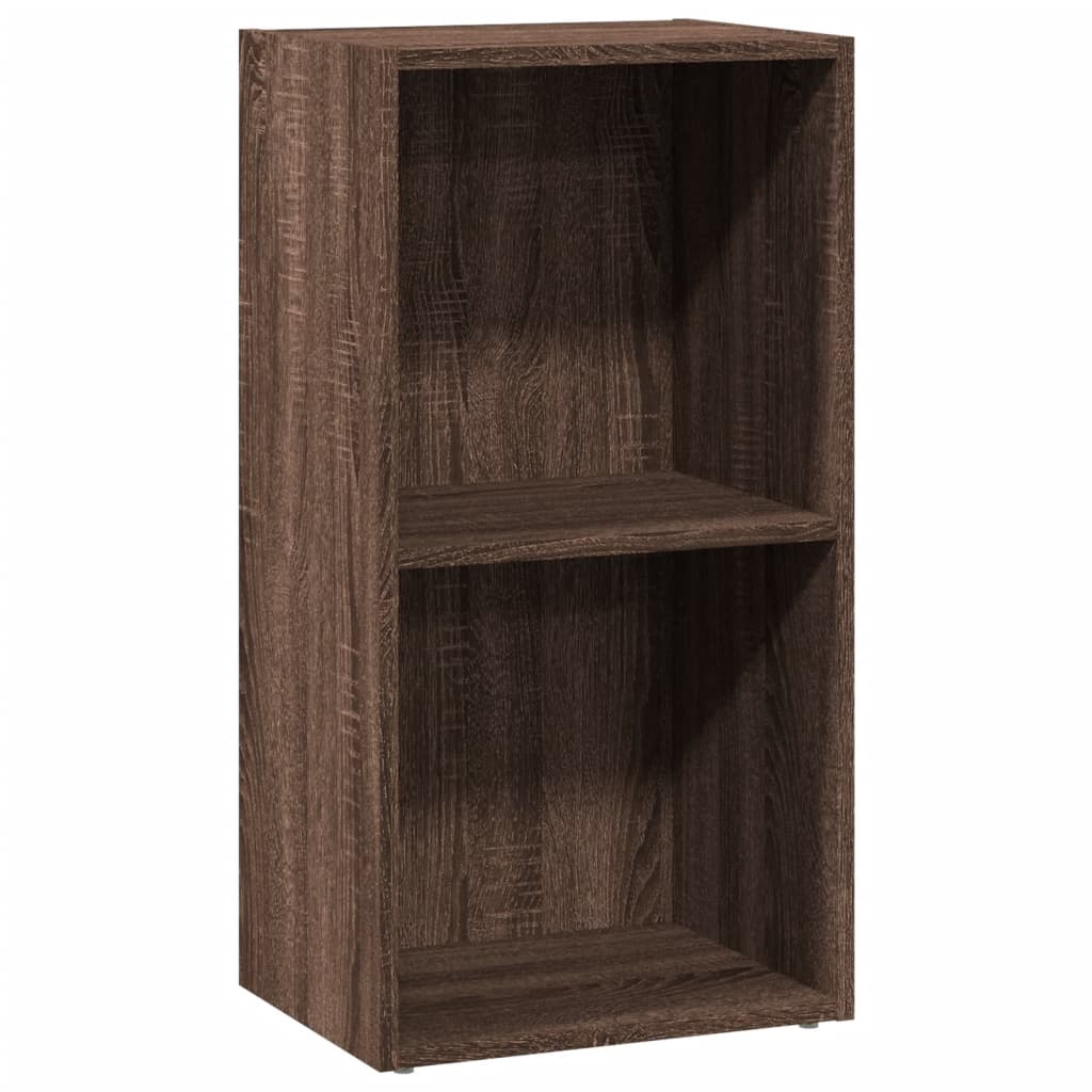 Bookshelf Brown Oak Look 40x30x77 cm Wood Material