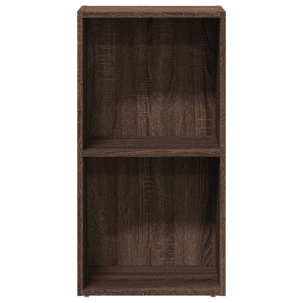 Bookshelf Brown Oak Look 40x30x77 cm Wood Material