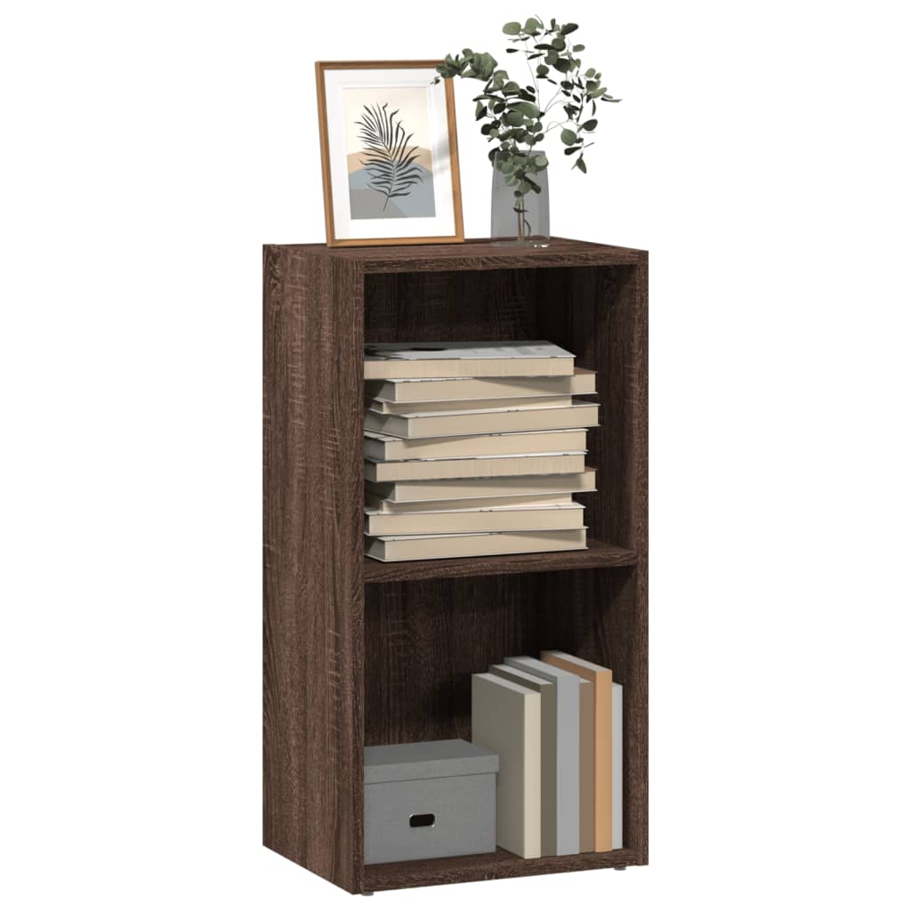 Bookshelf Brown Oak Look 40x30x77 cm Wood Material