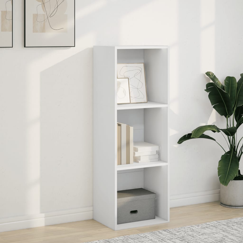 Bookshelf White 40x30x114 cm Wood Material