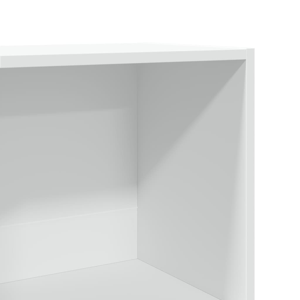 Bookshelf White 40x30x114 cm Wood Material