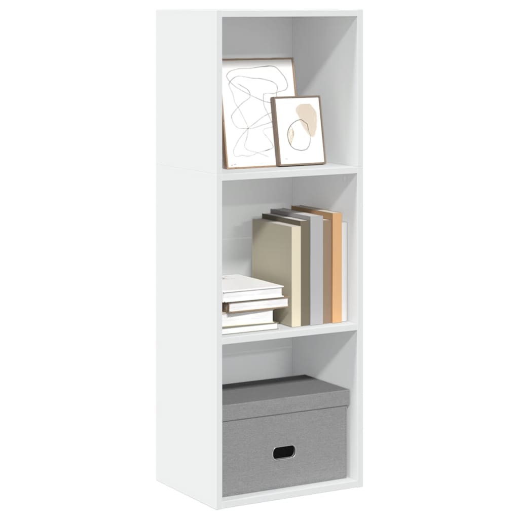 Bookshelf White 40x30x114 cm Wood Material