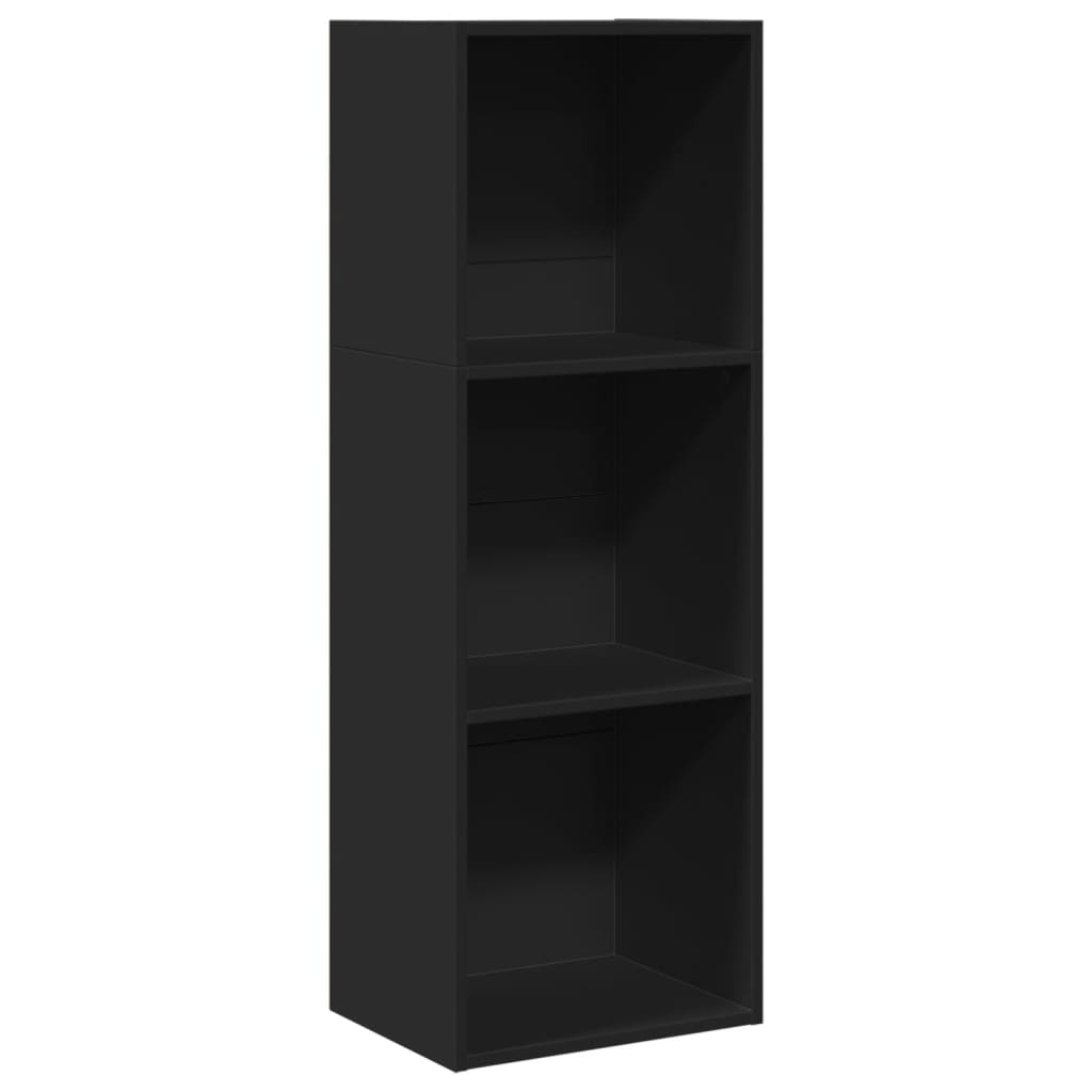 Bookshelf Black 40x30x114 cm Wood Material