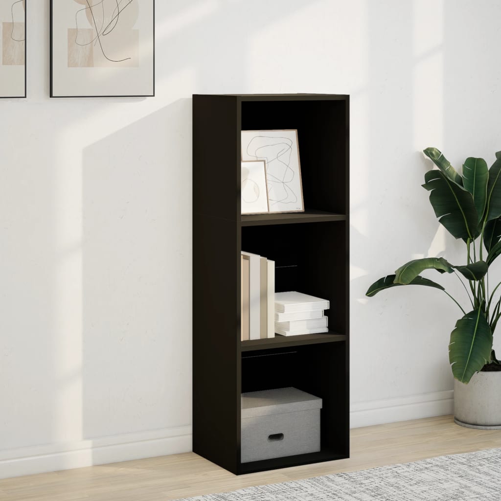 Bookshelf Black 40x30x114 cm Wood Material