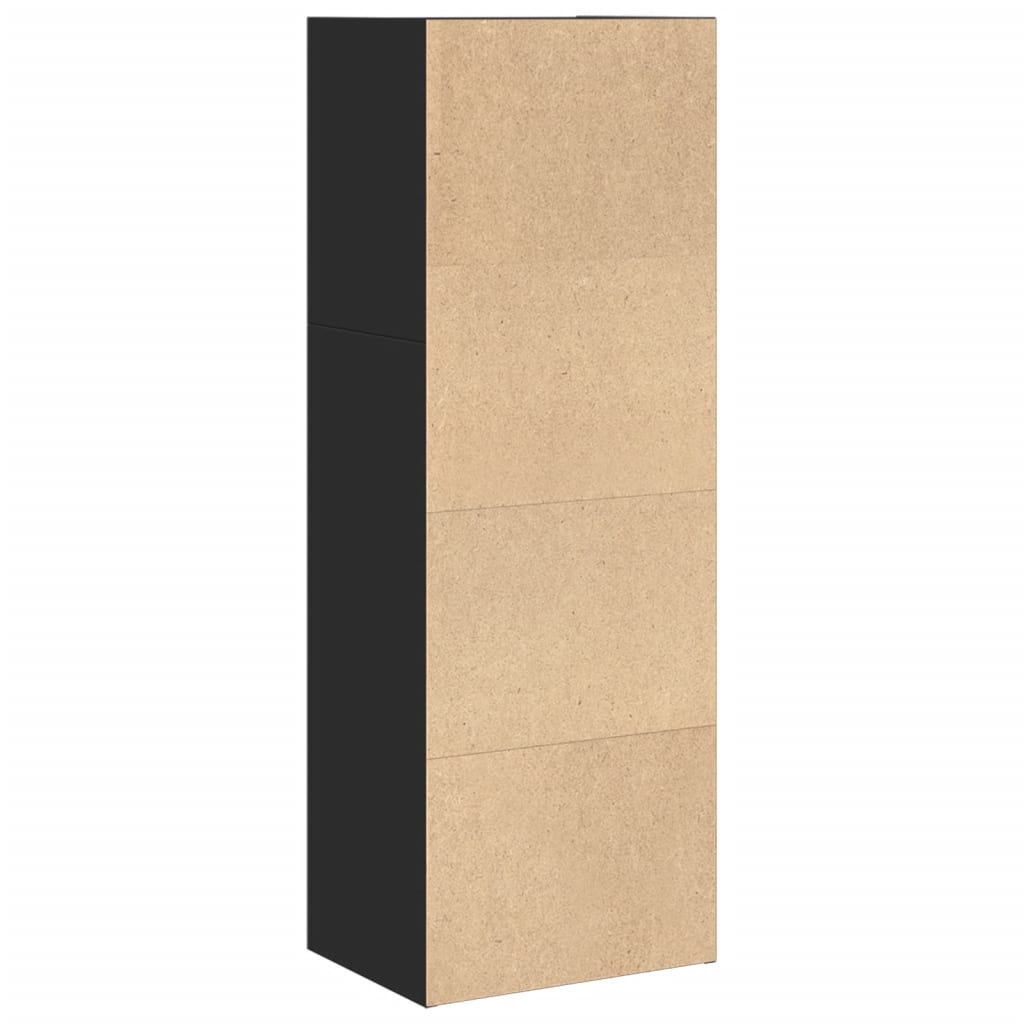 Bookshelf Black 40x30x114 cm Wood Material