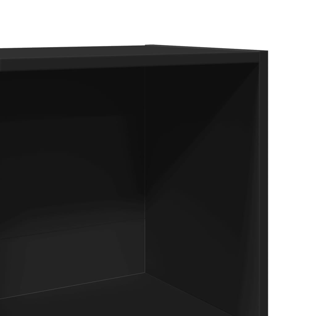 Bookshelf Black 40x30x114 cm Wood Material