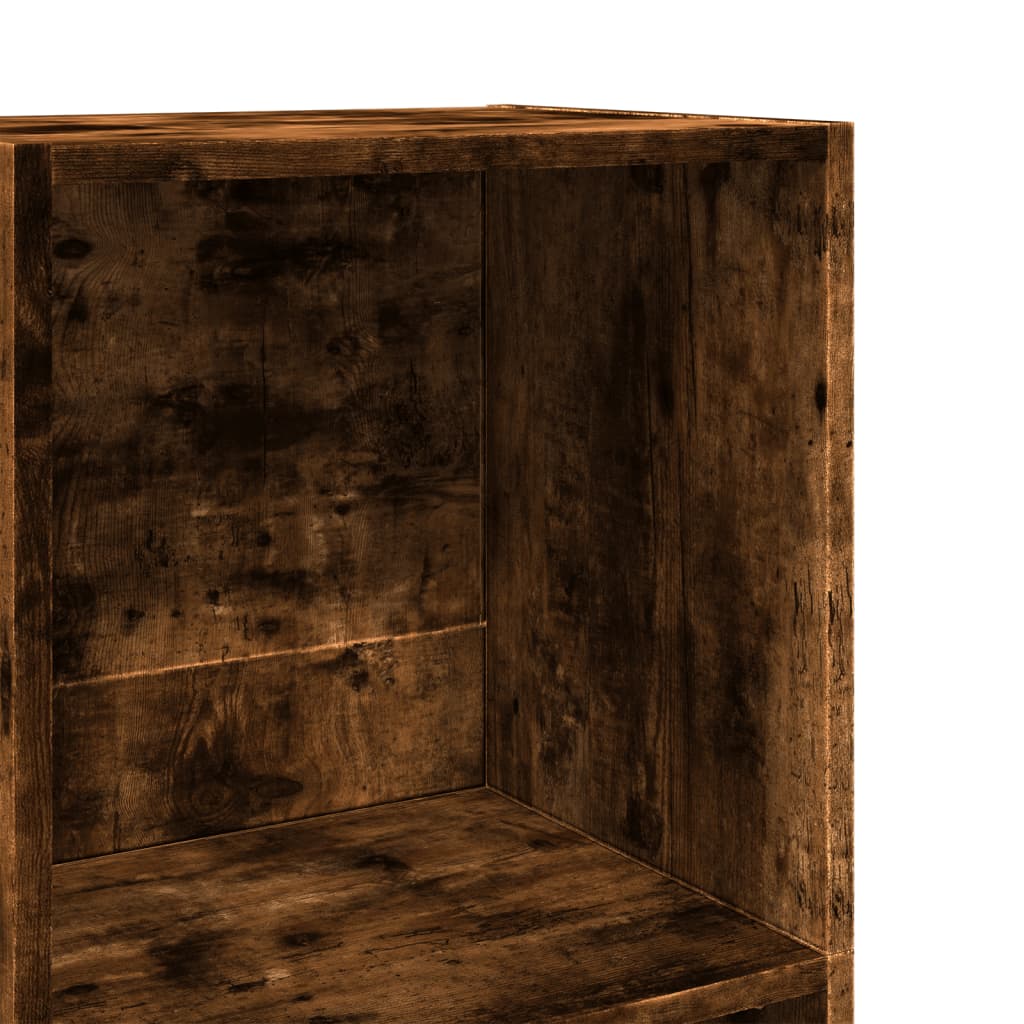 Bookshelf Smoked Oak 40x30x114 cm Wood Material