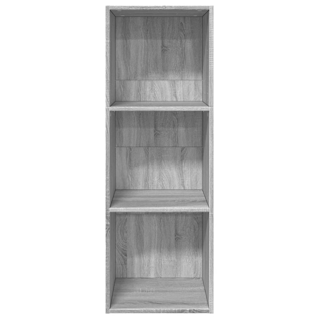 Bookshelf Gray Sonoma 40x30x114 cm Wood Material