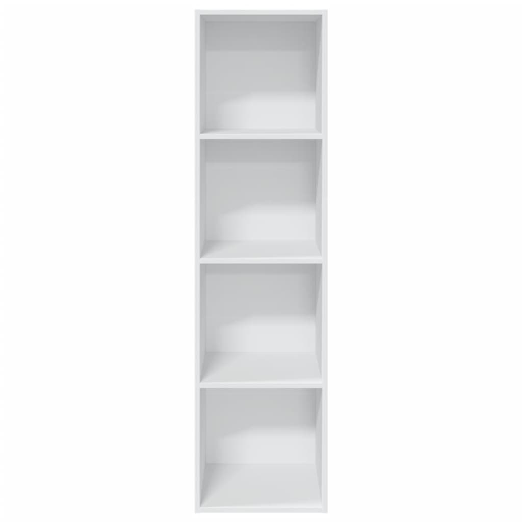 Bookshelf White 40x30x152 cm Wood Material