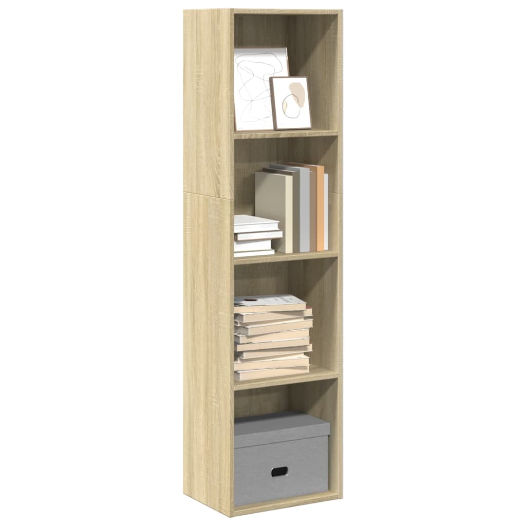 Bookshelf Sonoma Oak 40x30x152 cm Wood Material