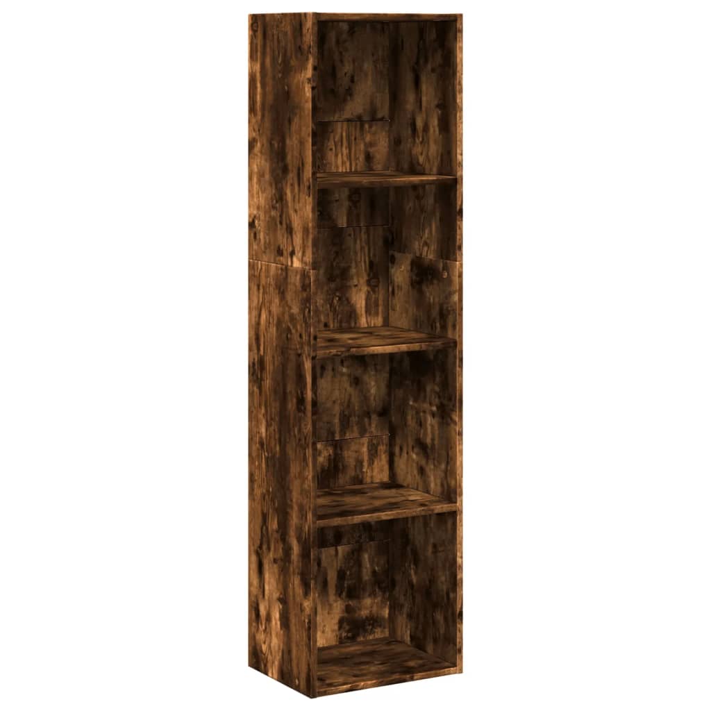 Bookshelf Smoked Oak 40x30x152 cm Wood Material