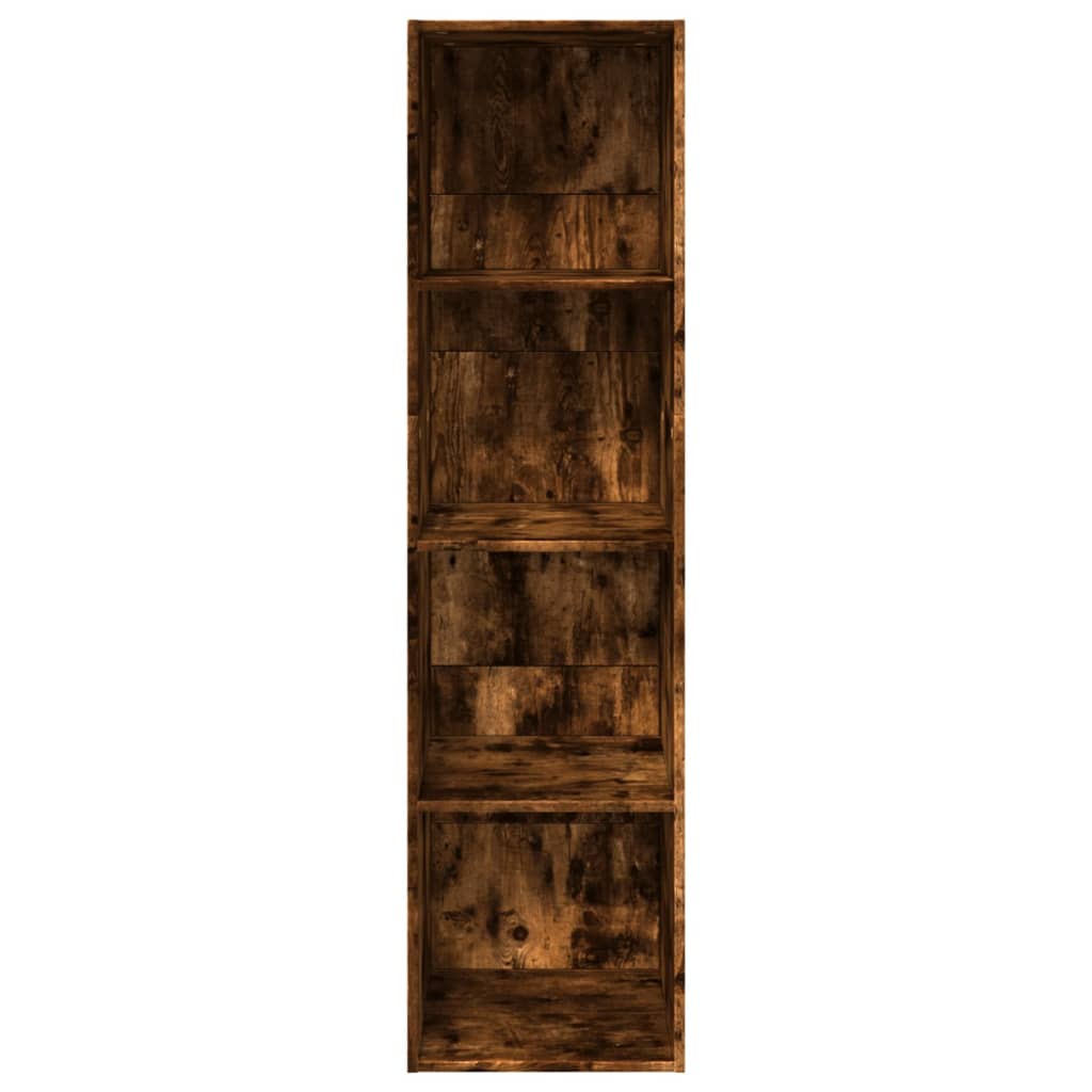 Bookshelf Smoked Oak 40x30x152 cm Wood Material