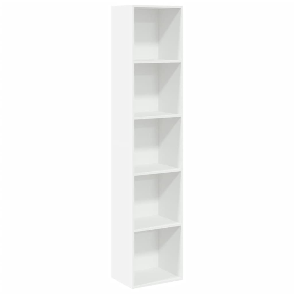 Bookcase White 40x30x189 cm Wood Material