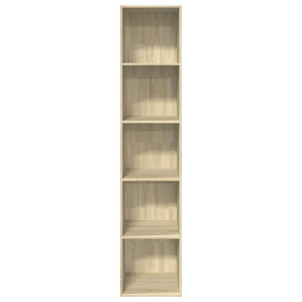 Bookshelf Sonoma Oak 40x30x189 cm Wood Material