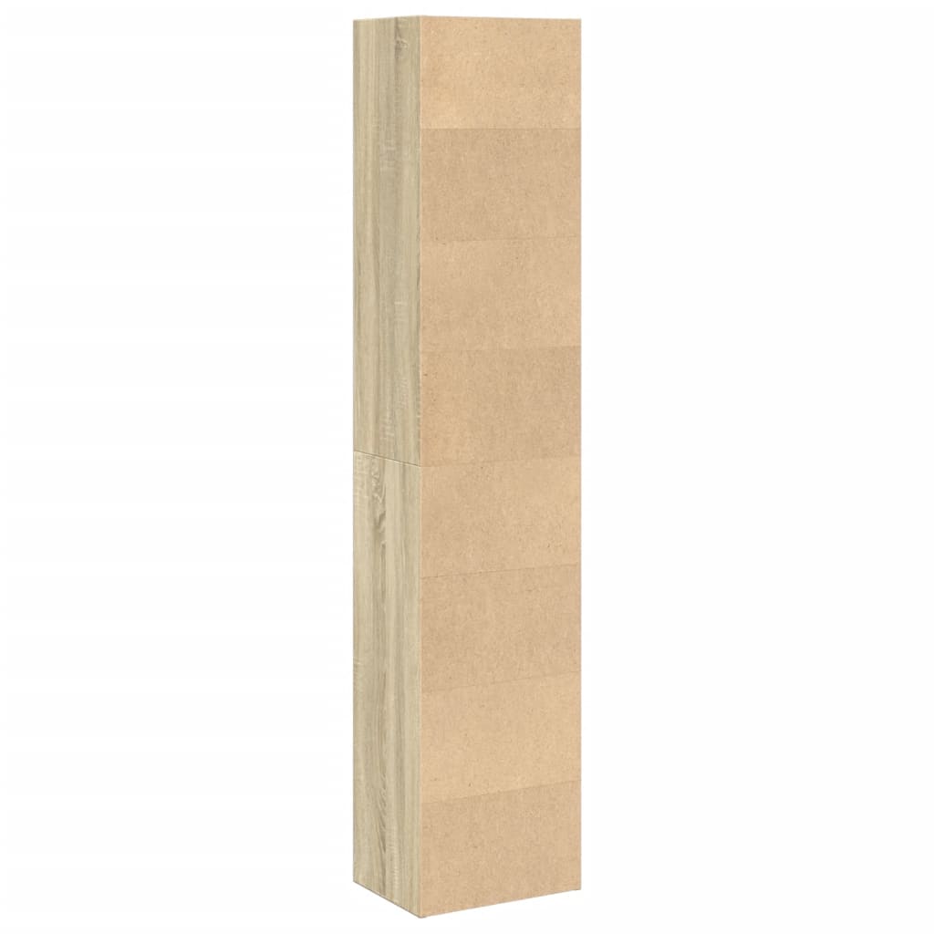 Bookshelf Sonoma Oak 40x30x189 cm Wood Material