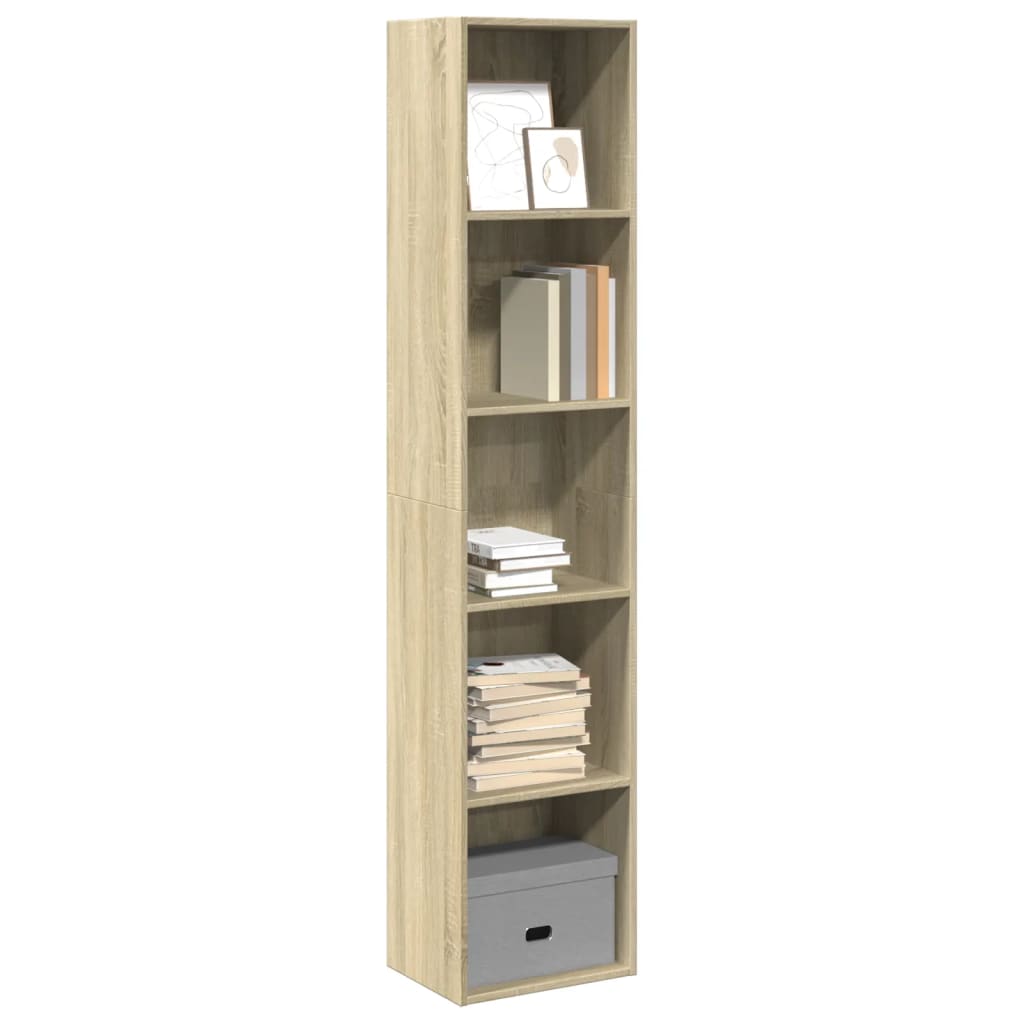 Bookshelf Sonoma Oak 40x30x189 cm Wood Material