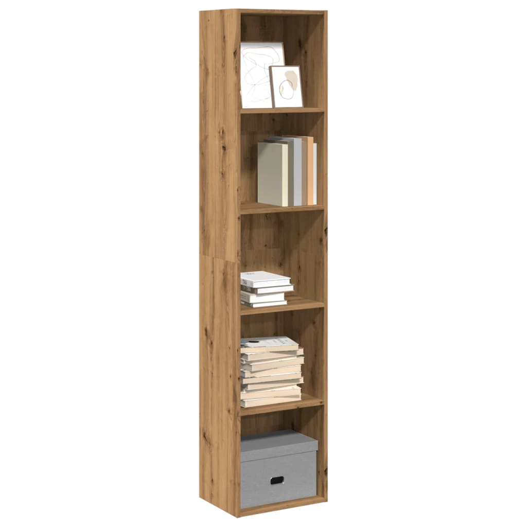 Bookshelf Artisan Oak 40x30x189 cm Wood Material