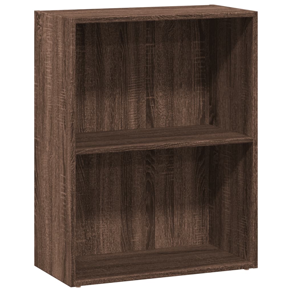 Bookshelf Brown Oak Look 60x30x77 cm Wood Material